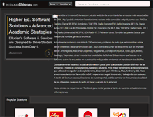 Tablet Screenshot of emisoraschilenas.com